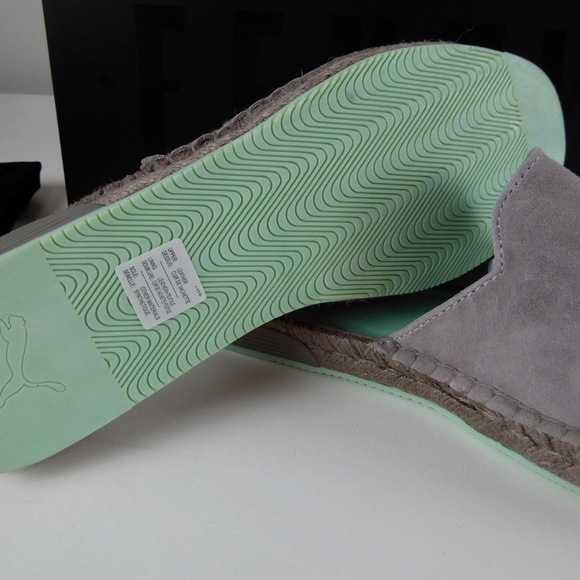 Puma Fenty by Rihanna Suede Espadrille Slide NIB - Picture 5 of 6